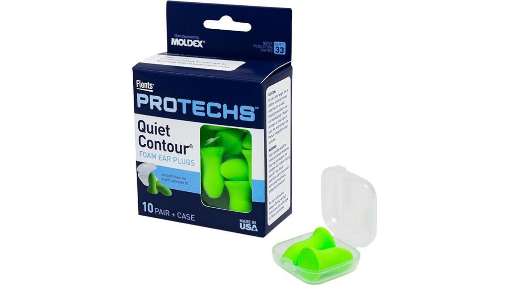 10 pairs foam earplugs