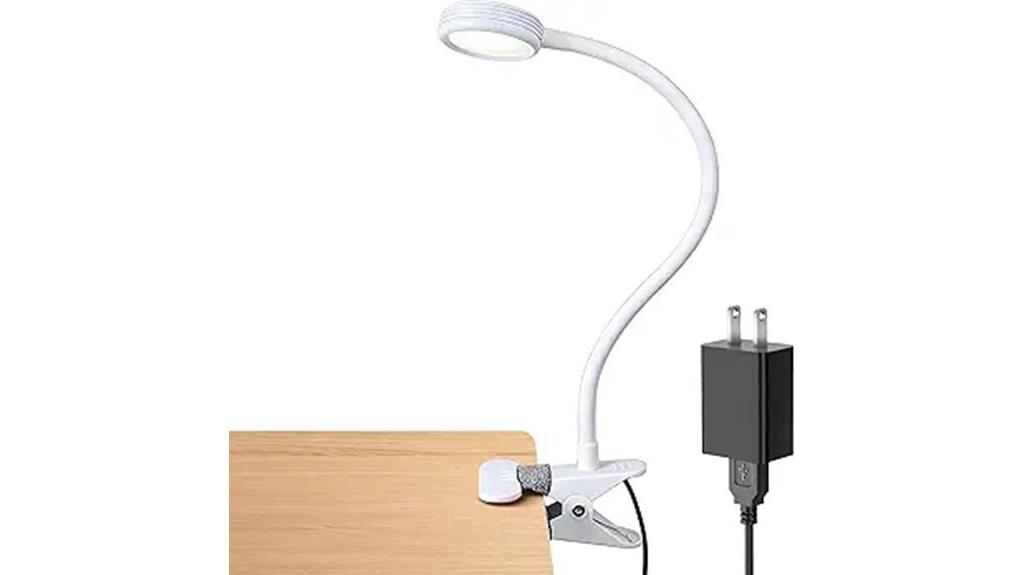 adjustable bedside desk light