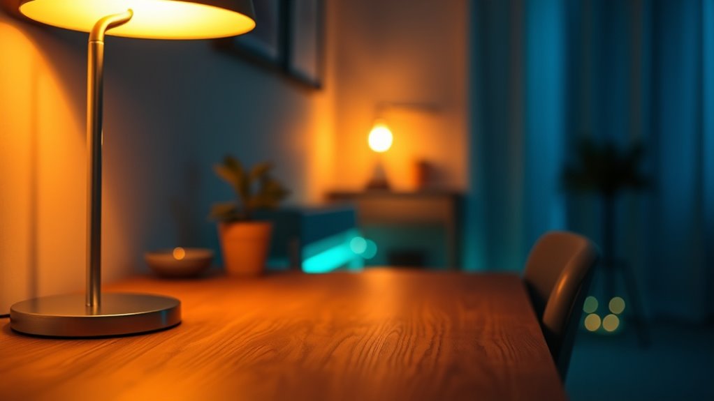 amber light promotes sleep