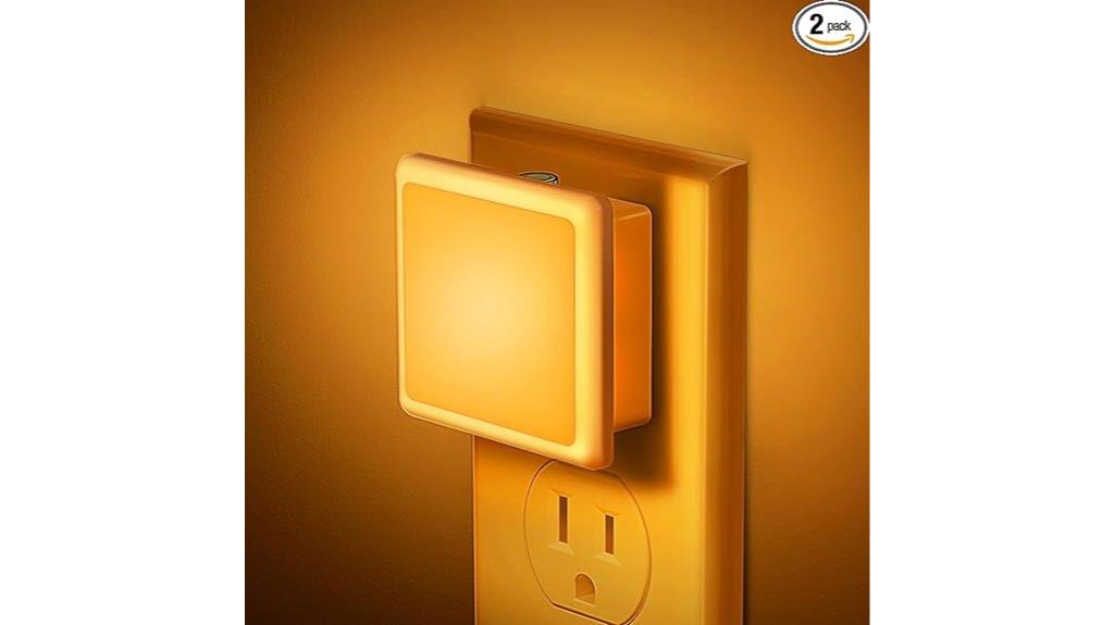 amber night light set