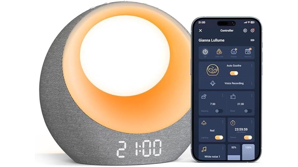 app controlled baby sound machine