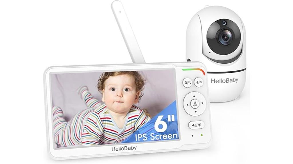 baby monitor 6 screen