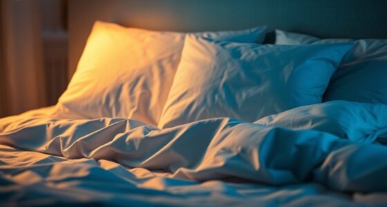 blue green amber light effects