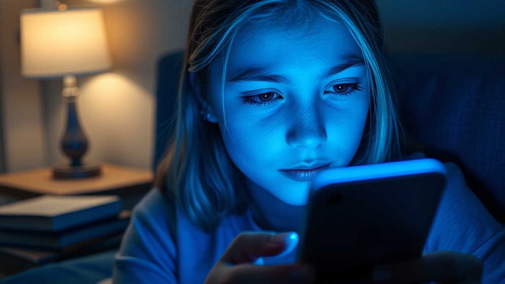blue light impacts teen health