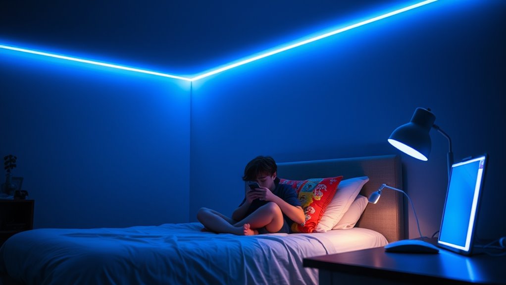 blue light limits for teens