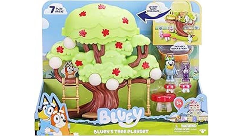 bluey themed kids treehouse