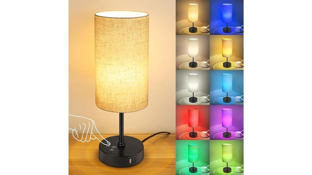 color changing dimmable lamp