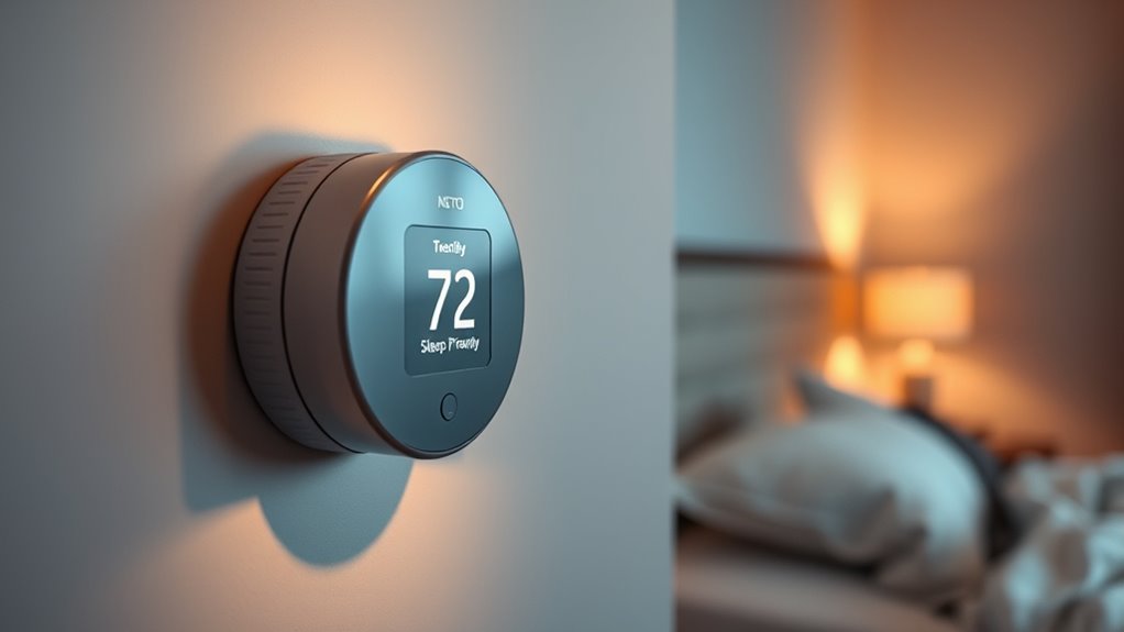 comfortable nighttime temperature setting