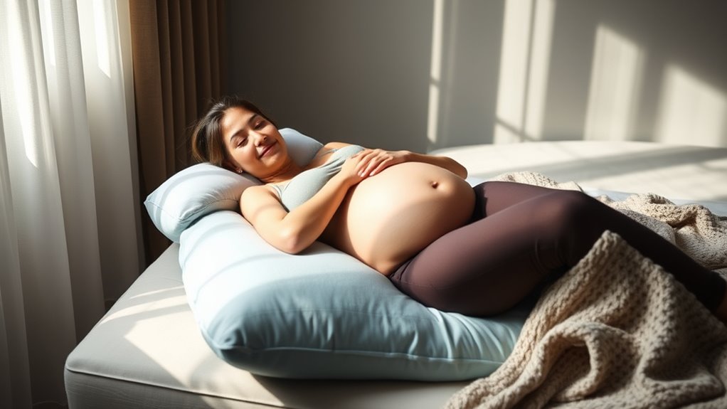 comfortable pregnancy sleep positions