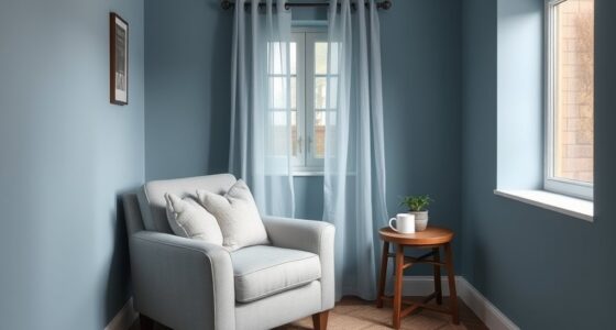 create a calming reading space