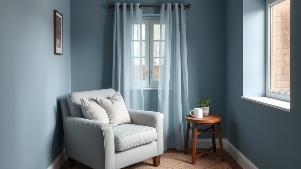 create a calming reading space