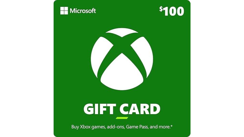 digital 100 xbox gift