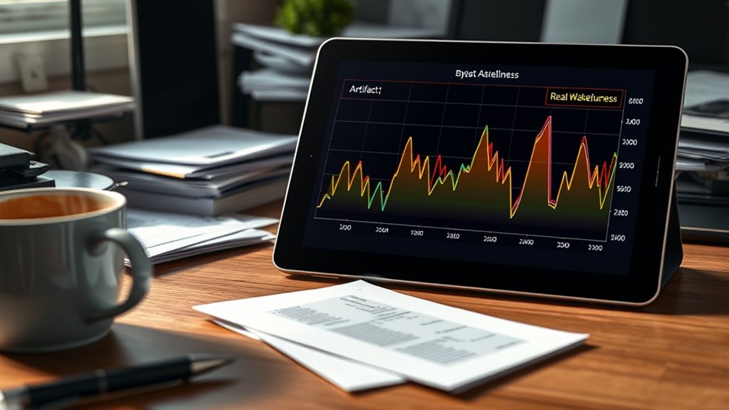 distinguish genuine from artifact