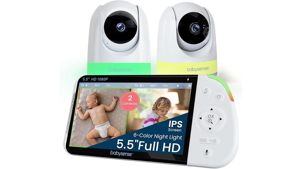 dual camera baby monitor