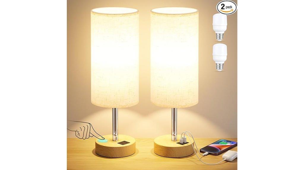 dual touch dimmable lamps
