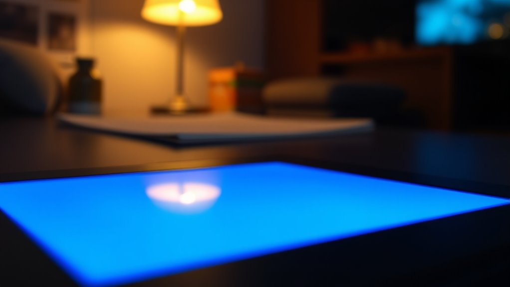 e reader blue light settings