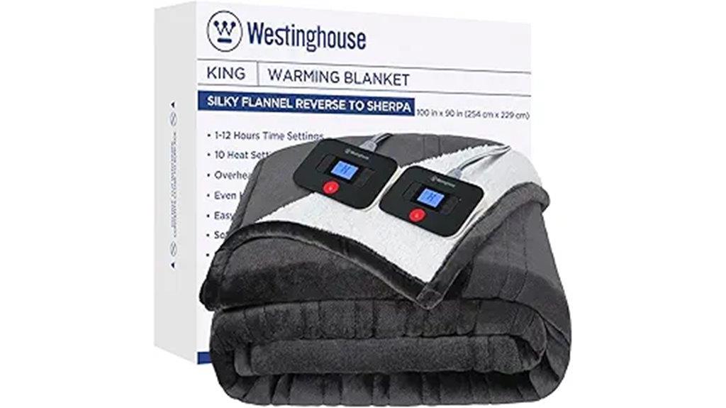 electric blanket with heat levels