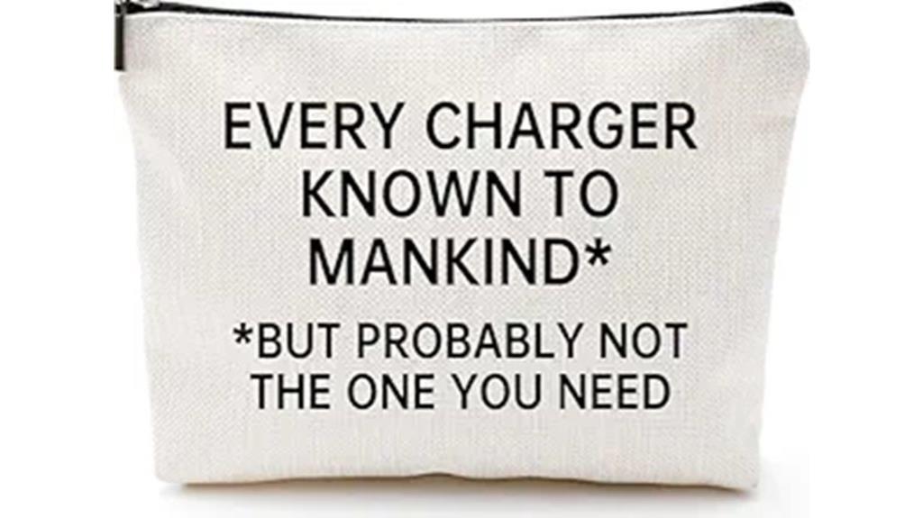 electronics travel cable pouch