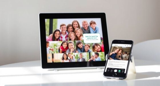 email enabled digital photo frames