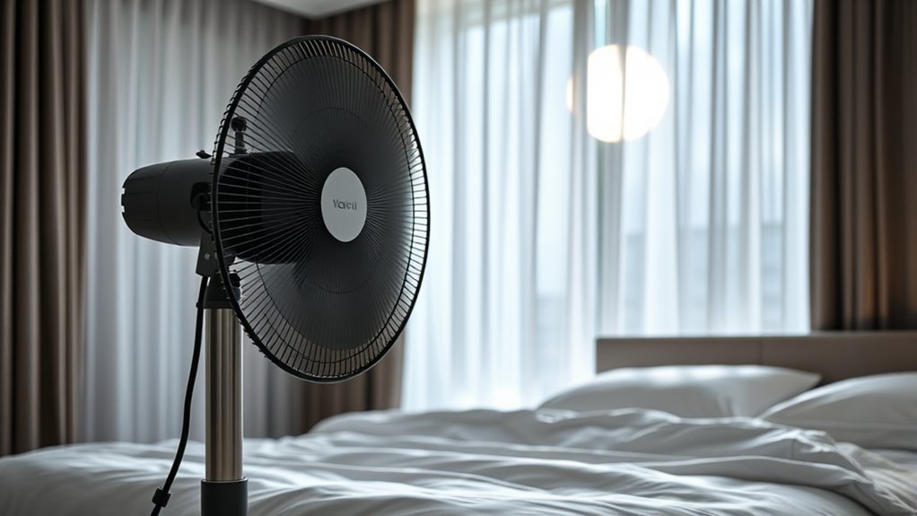 fan humidity dry skin