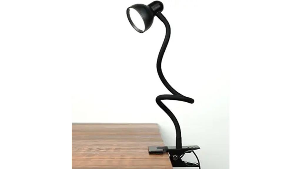 flexible clip on reading light