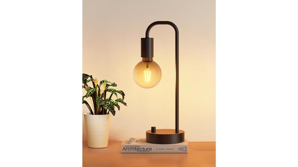industrial bedroom table lamp