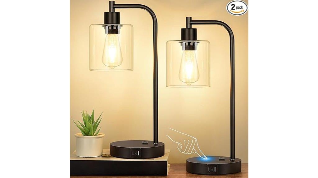 industrial table lamps with usb