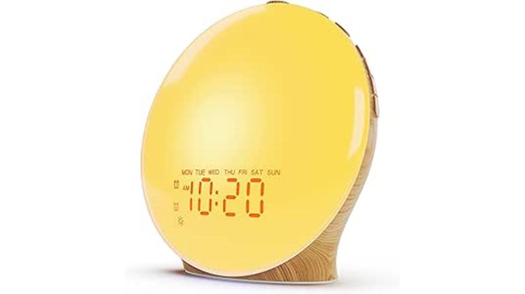 kids sunrise alarm clock