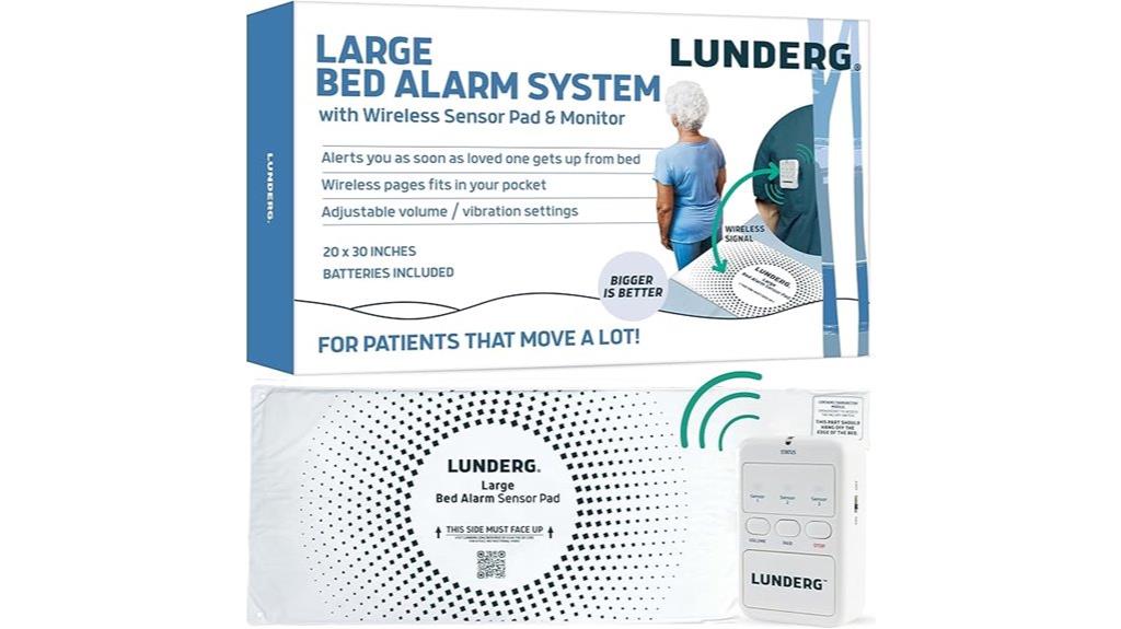 large elderly bed alarm