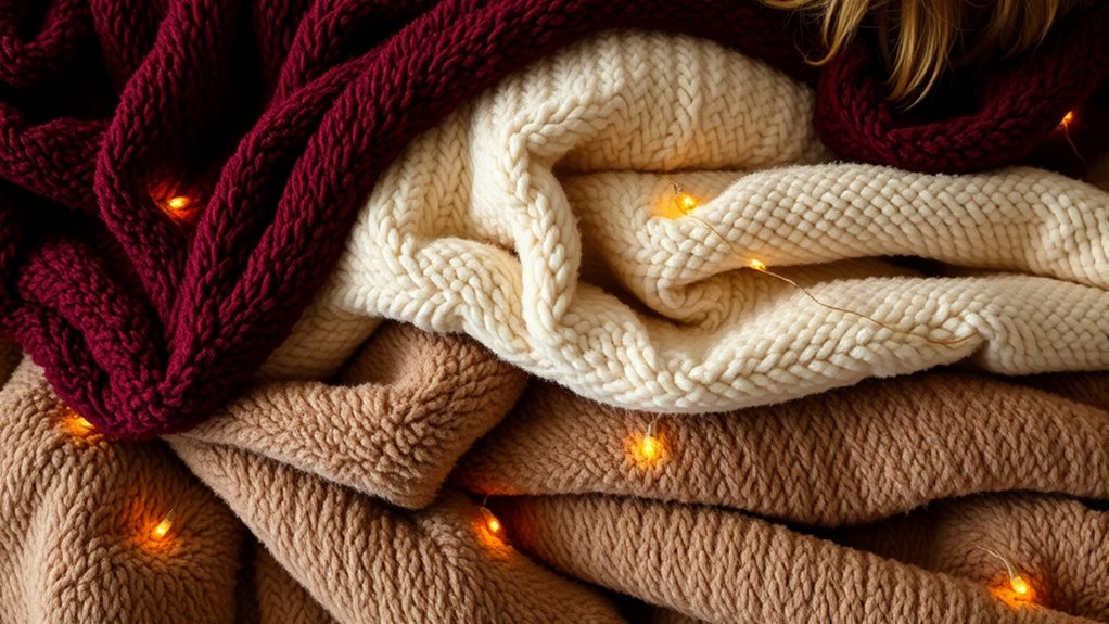 layer blankets for warmth