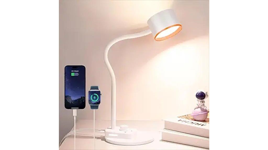 led desk lamp with charging
