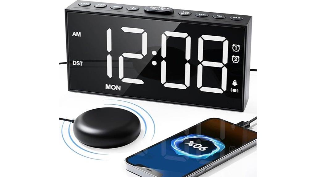 loud bed shaker alarm