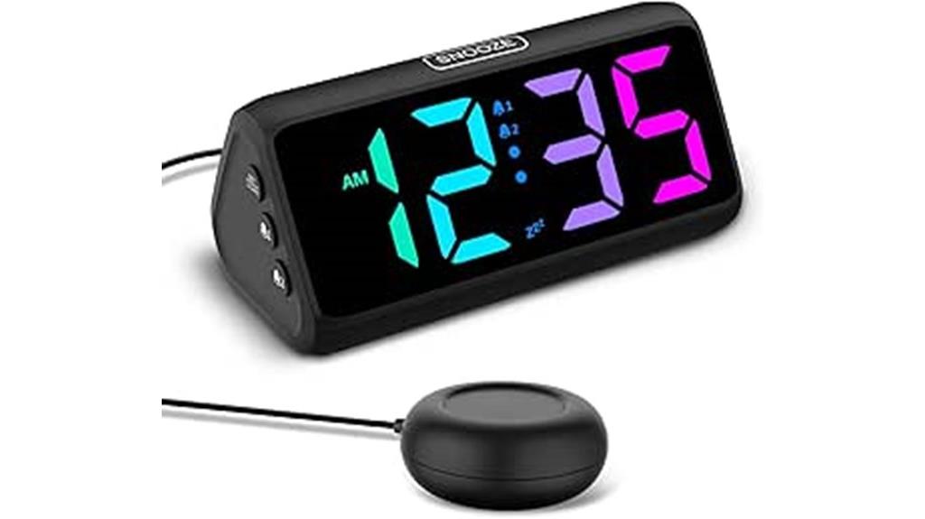 loud heavy sleep alarm