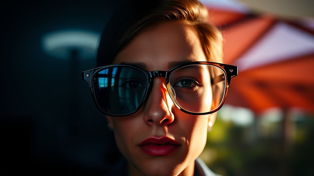 matching eyewear to lighting