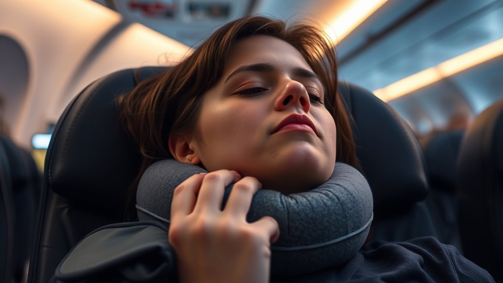 maximize rest during flights