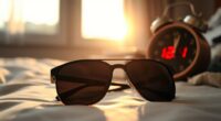morning sunglasses delay circadian rhythm
