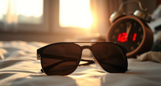 morning sunglasses delay circadian rhythm