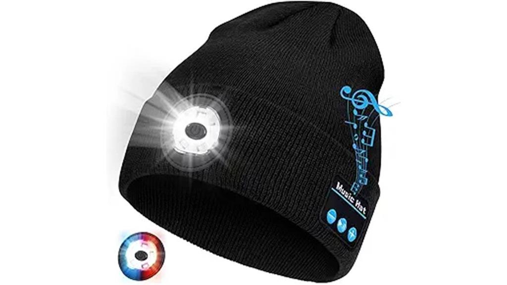 musical bluetooth light hat