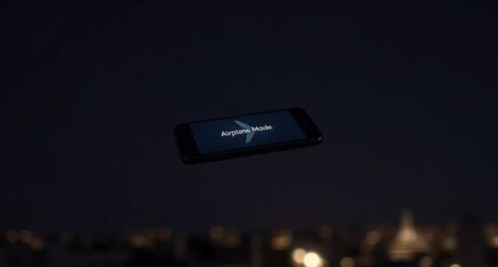 nighttime airplane phone use