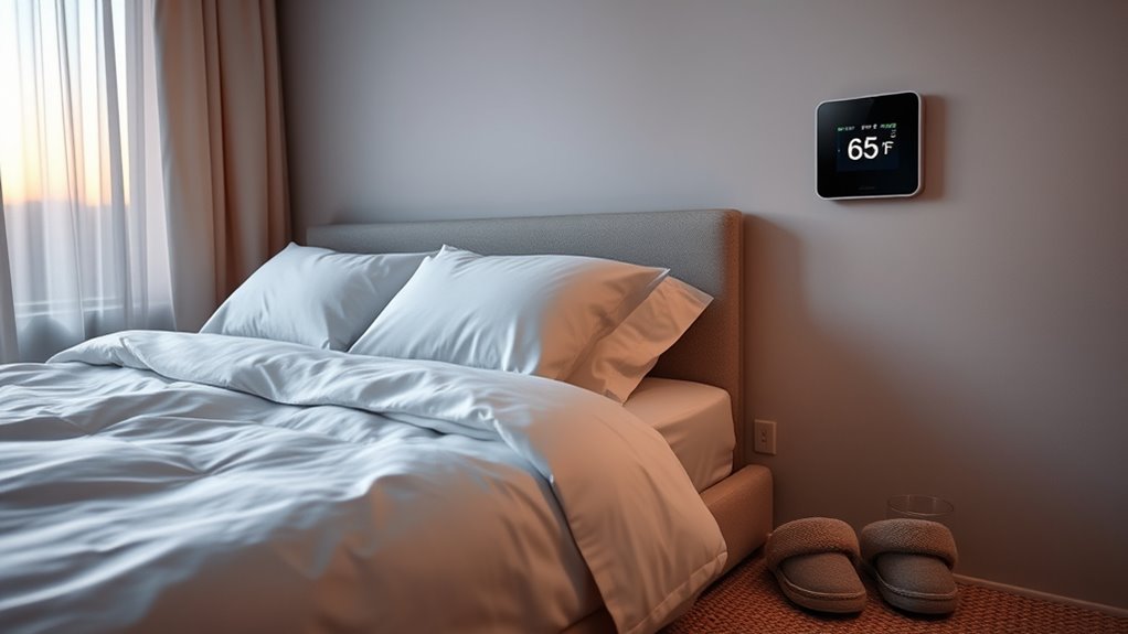 optimal bedroom temperature range