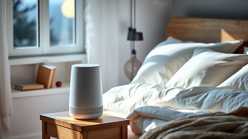 place humidifier centrally properly