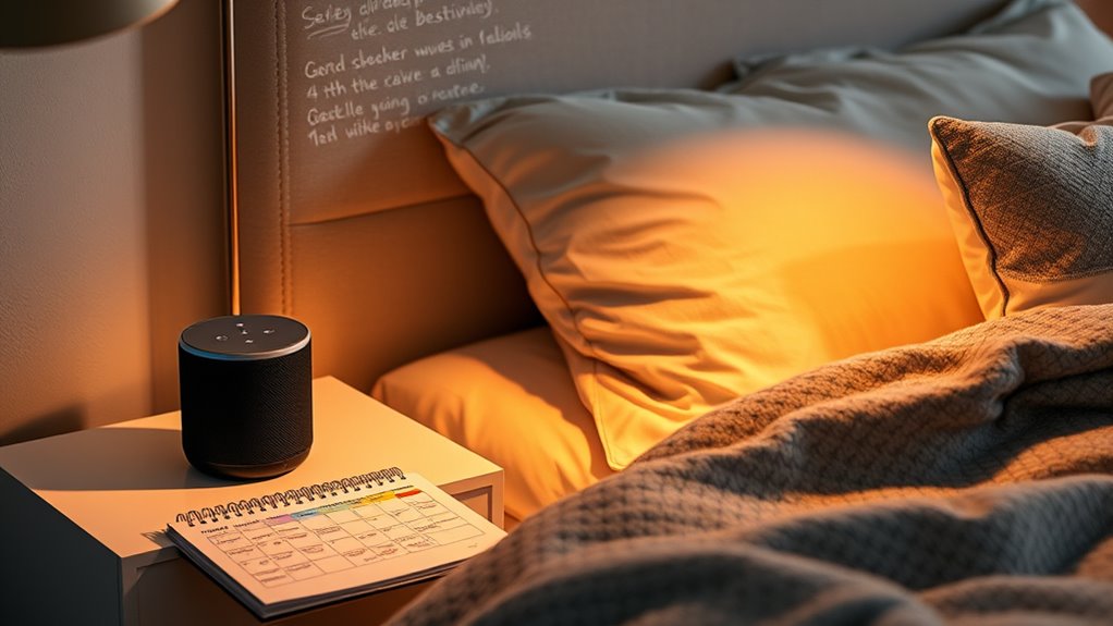 play calming sounds nightly