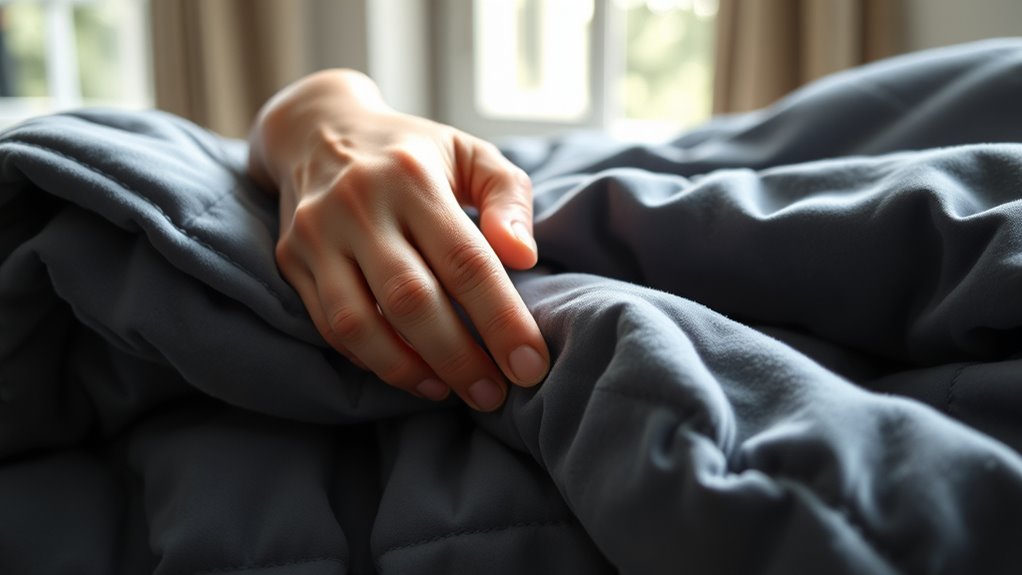 pressure induces calming effects