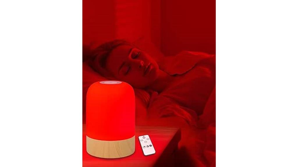 red light sleep lamp