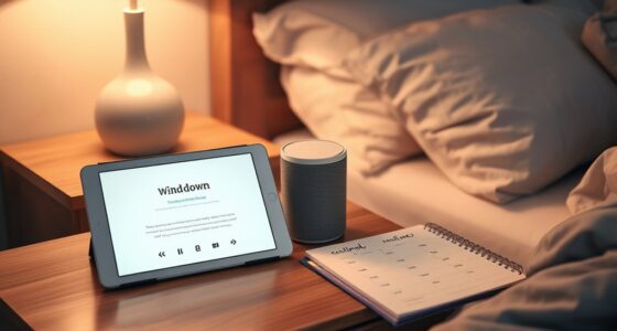 schedule relaxing evening activities