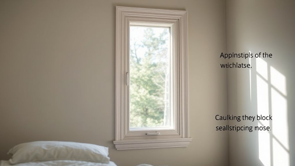 seal gaps block noise