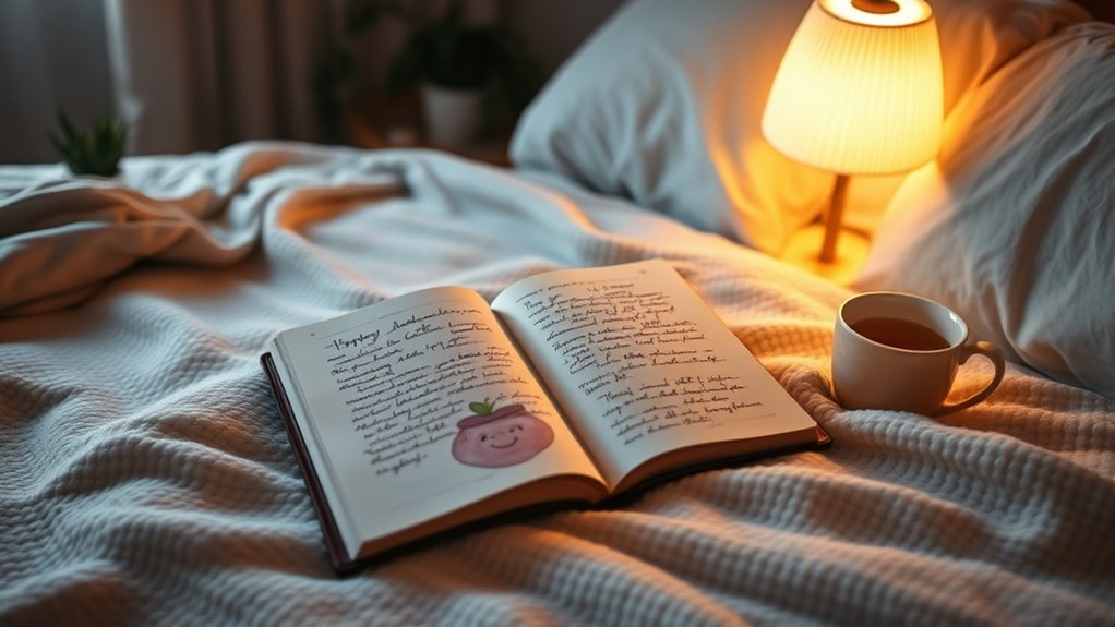 serene forest lake sunset