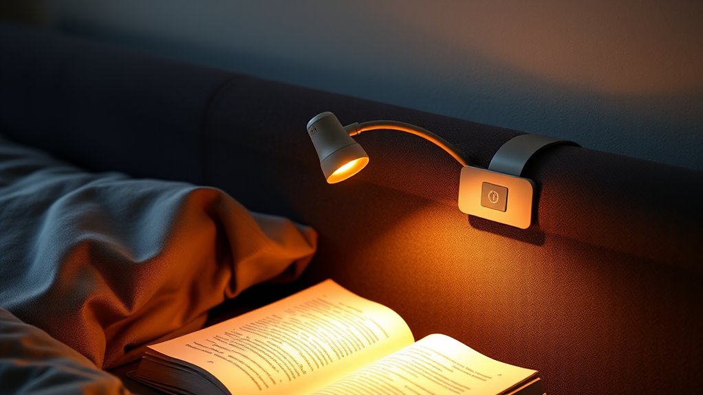 silent reading light options
