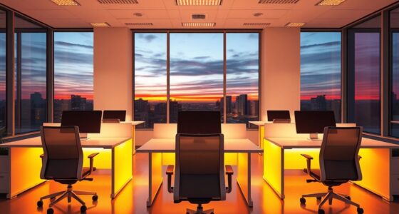 sleep friendly office lighting