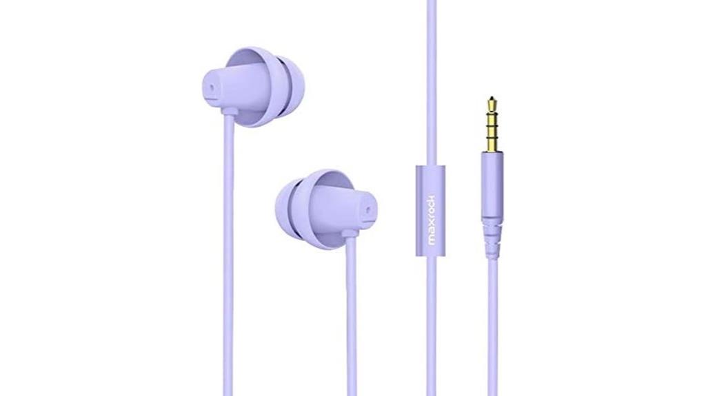 soft silicone headphone mic